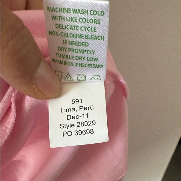 Lilly Pulitzer Pink Ruffled Blouse - Picture 5 of 7